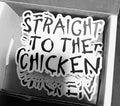 Straight To The Chicken Sticker